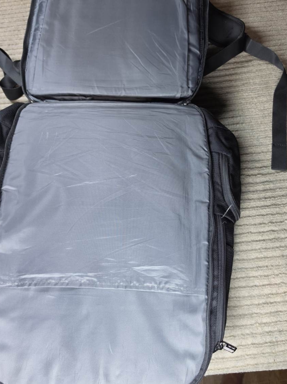 Samsonite Tectonic Lifestyle Sweetwater 17" Laptop Backpack Black Rugged Zip - Picture 6 of 13
